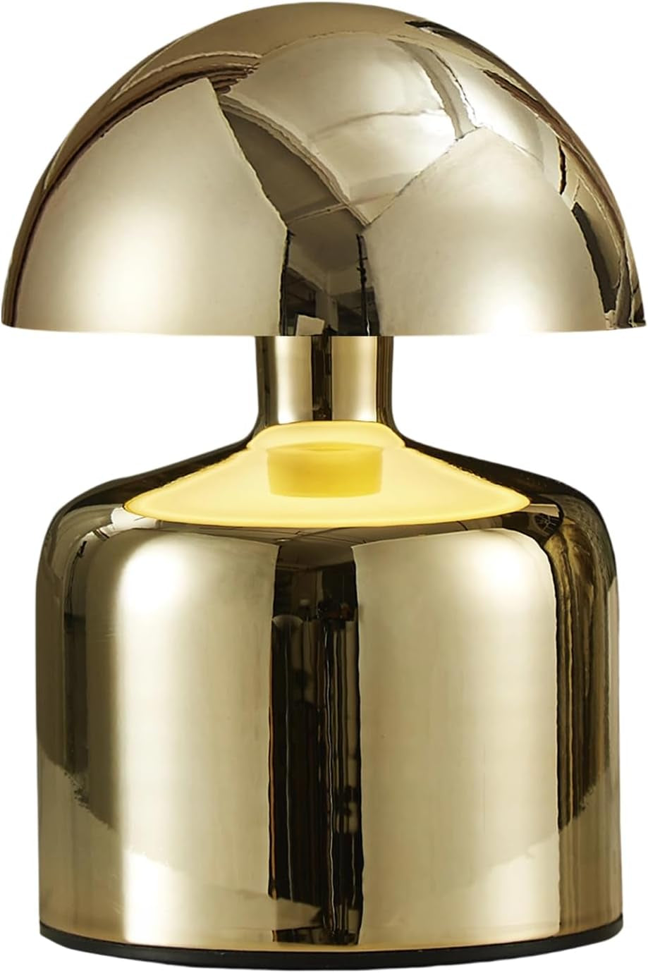 Modern Cordless Mushroom Small Table Lamp, Dimmable Touch Battery