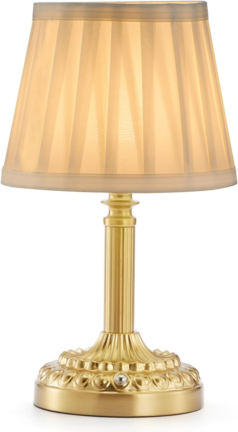 Small Cordless Table Lamp for Restaurant, 5200Mah Rechargeable